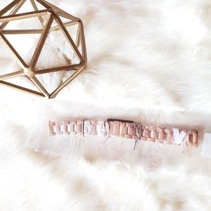 Fossil Rosegold Metal Band NWT